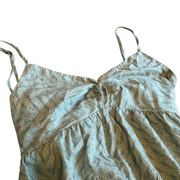 Patagonia Lost Wildflower Spaghetti Strap Crop Jumpsuit Open Tie Back Size Small - Picture 7 of 13